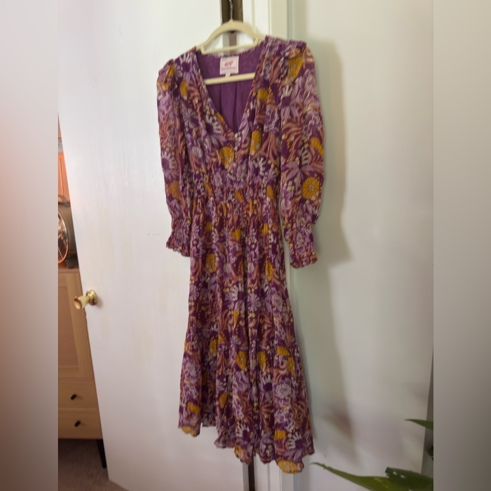 Banjanan Pearl Floral Midi Dress - Picture 4 of 7